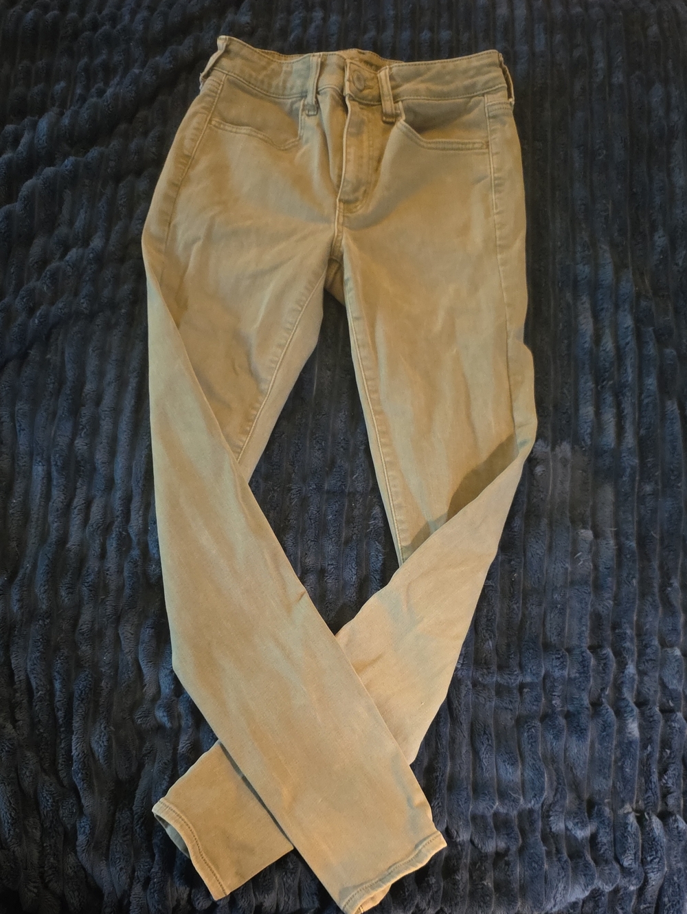 American Eagle Outfitters Olive Green Slim Stretch Jeans